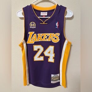 Authentic Kobe Bryant Mitchell & Ness 07 08 Lakers 60th Jersey Size Small 36